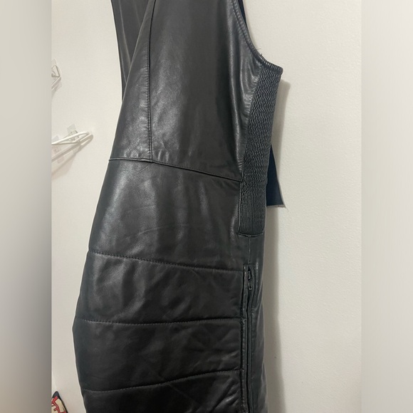 Wolf Of Canada Leather Overalls Motorcycle Pants Size Large - Picture 9 of 13